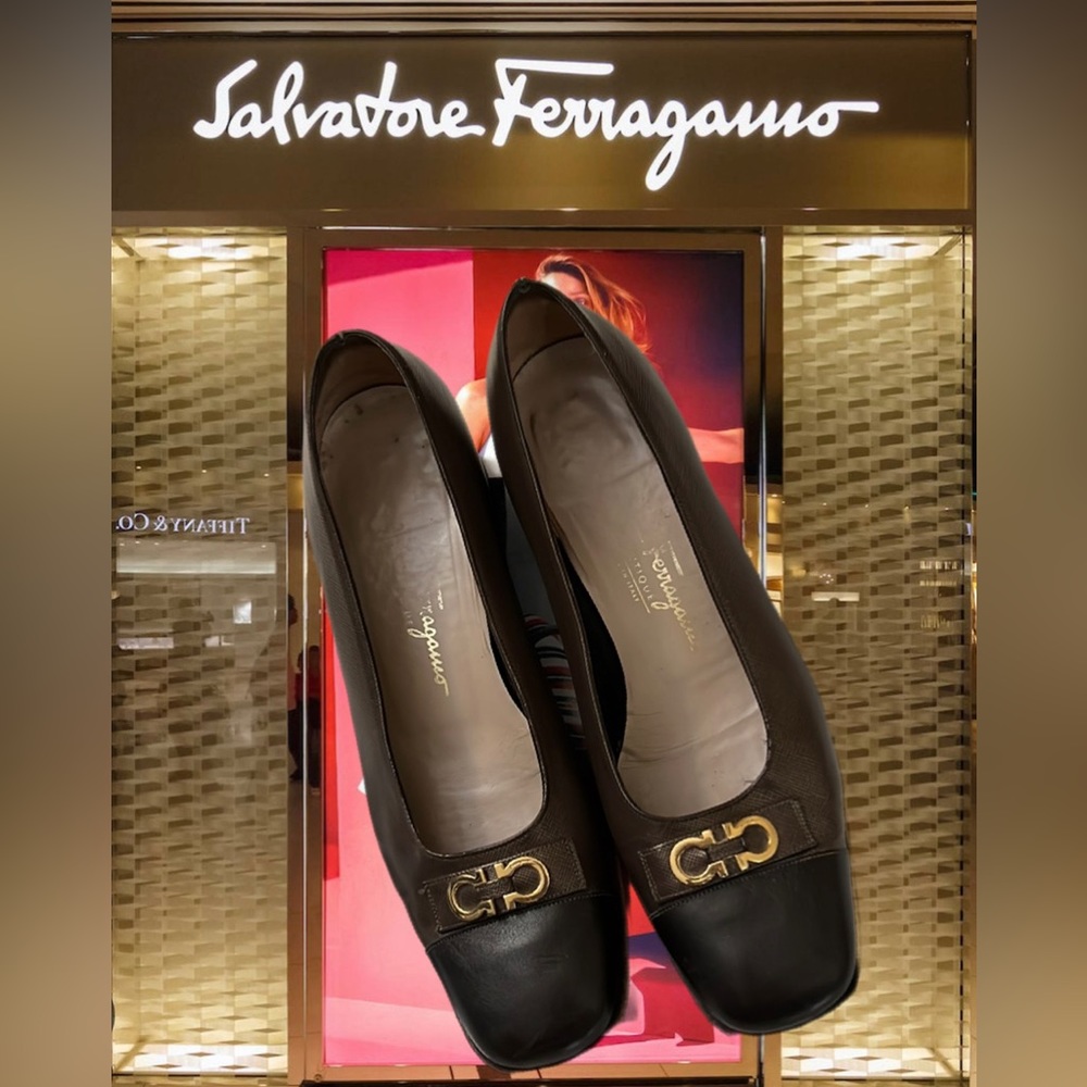 Salvatore Ferragamo Leather Heels